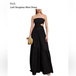 NWT! A.L.C Lark Strapless Maxi Dress